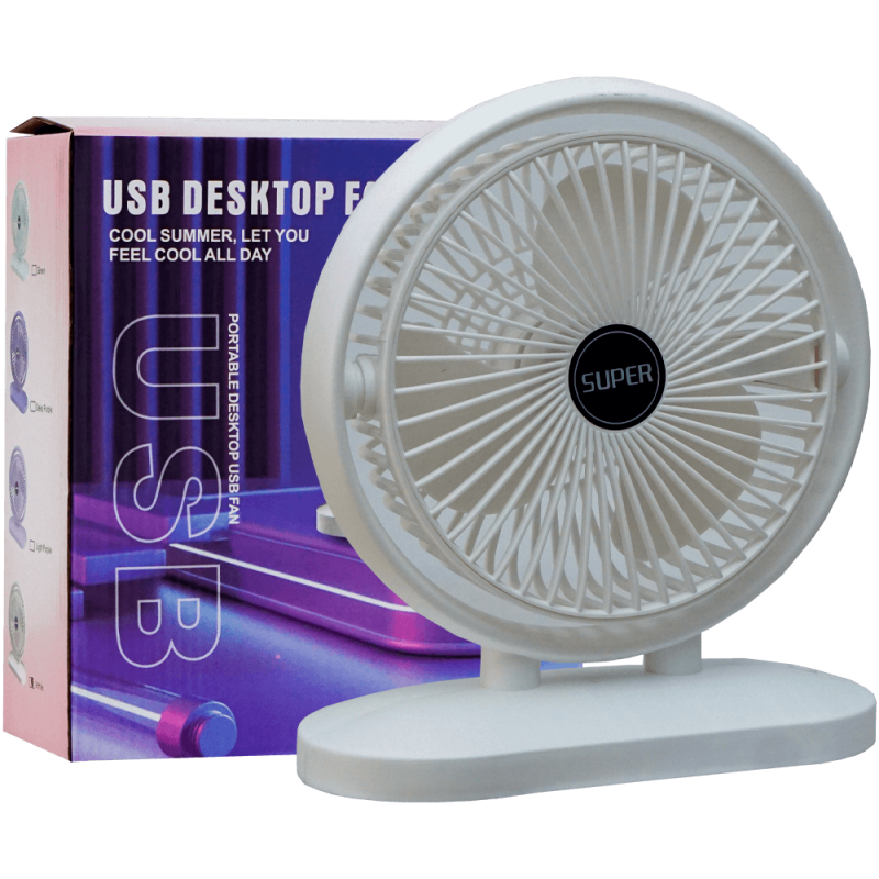 Ventilator de birou clasic, 3 trepte de viteza, 20 x 23 x 9.3 mm